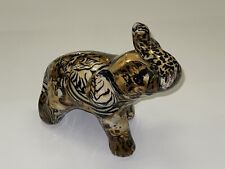 La Vie Elephant Safari Animal Print Ceramic Figurine picture