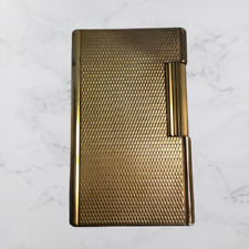 Working S.T.DUPONT GATSBY Gas Lighter Gold Japan [Used] picture