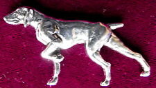 Pewter Gundog German Shorthaired Pointer  Brooch Pin picture