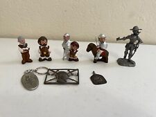 Group Lot of Don Quixote Collection Figurines Pin Pendant Keychain picture