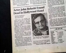 JOHN BELUSHI Actor Comedian 