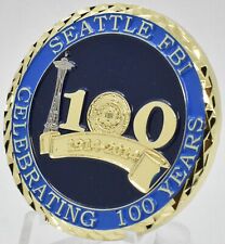 FBI Seattle Washington Division 2014 100th Anniversary Challenge Coin picture
