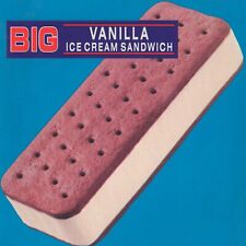 Vintage Big Vanilla Sandwich Ice Cream Truck Sticker/ decal 6