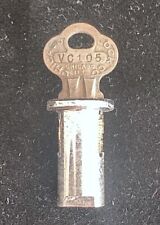 Original Chicago Lock & Key for Victor Gum & Peanut Vending Machines 5/16