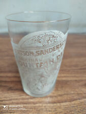 Rare vintage ROBERTSON SANDERSON & Co mountain dew advertising glass of 60's. picture