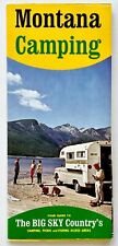 1960s Montana Camping Guide Vintage Travel Brochure Big Sky Country Fishing MT picture
