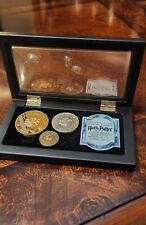 Official Harry Potter Noble Collection Collector Coin Set w/ Case picture