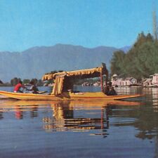 Postcard India Dal Lake Srinagar Jammu Kashmir Shikara Boat 
