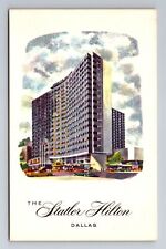 Dallas TX-Texas, The Statler Hilton, Advertisement, Antique, Vintage Postcard picture
