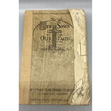 Vintage 1927 New Songs of the Old Faith No. Two Song/Hymn Paper Back Book picture
