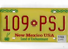 NEW MEXICO passenger 2011 license plate 