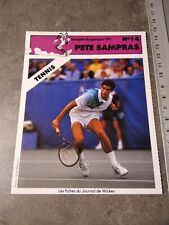 Vintage Sports Cards - Photo Card - TENNIS - PETE SAMPRAS Rookie - 1990 picture