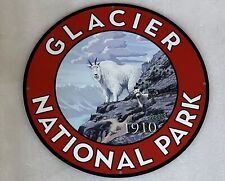 Glacier National Park Heavy Metal Vintage Style Steel Sign picture