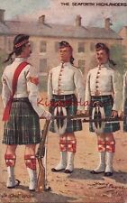 Tuck Postcard Scotland The Seaforth Highlanders In Drill Order Harry Payne picture