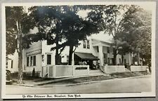 RPPC Postcard Stamford NY - c1940s Ye Old Delaware Inn with Barber Pole picture