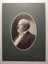 Antq Mounted Photo Handsome Man Portrait Mandeville Lowville NY 6x8 picture