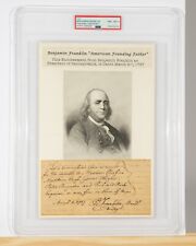 Benjamin Franklin Signed Document before Constitutional Convention of 1787 PSA picture