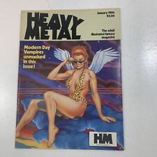 Heavy Metal Magazine January 1984 Fantasy Arther C. Clark, James Dean, Rnxr #969 picture
