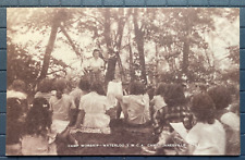 Vintage Postcard 1940's Camp Worship Waterloo YWCA Camp Janesville Iowa picture
