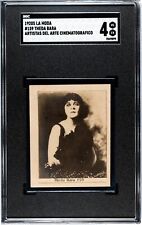 1920's LA MODA Cuban card THEDA BARA SGC 4 VG-EX Extremely RARE picture