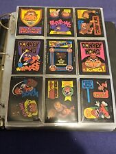 1982 Topps Nintendo DONKEY KONG Complete 32 card set Stickers NRMT  picture