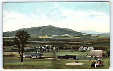 1906 Railroad Station Jefferson NH Cherry Mt Land Slide White Mountains Postcard picture