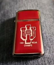  Vintage Zippo Lighter University of Indiana 1981 NCAA CHAMPS picture