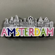 Amsterdam Holland Netherlands Tourist Souvenir Resin Refrigerator Fridge Magnet picture
