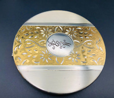 VTG Estate Elgin American Sterling Silver Made in USA Makeup Compact - 72.4 Gram picture