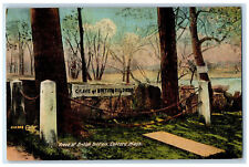 c1910 Grave of British Soldiers Concord Massachusetts MA Unposted Postcard picture