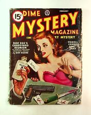 Dime Mystery Magazine Pulp Feb 1946 Vol. 33 #1 GD+ 2.5 picture