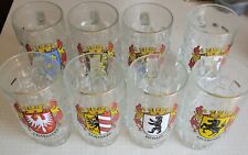 Lot Of 8 Germany Beer Mugs / Steins with Handles- Made In Western Germany picture