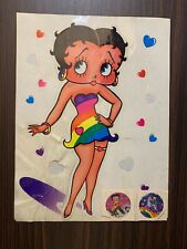 Vintage Betty Boop Stickers Lisa Frank Unicorn Rainbow Hearts Guitar Piano picture
