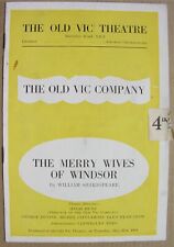 1951 MERRY WIVES OF WINDSOR Shakespeare Alec Clunes Peggy Ashcroft Dorothy Tutin picture