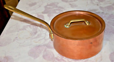 Vintage Williams Sonoma 1.5qt Copper Sauce Pan w/ Lid, Made in France- SUPERB picture