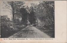Shady Walk Newfoundland PA 1911 Moscow PM Postcard,Missent to Roebling NJ picture
