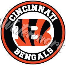 Cincinnati Bengals Circle Logo Sticker / Vinyl Decal 10 sizes picture