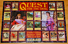 1995 Quest for the Grail TCG CCG Folded Promo Poster 23