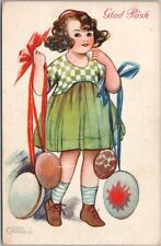 1923 Swedish EASTER Postcard 