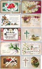 ANTIQUE EASTER POSTCARDS LOT OF 10 EARLY 1900's CONDITION VARIES #39 picture