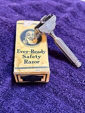 Pat. 1912 Ever-Ready Safety Razor in Original Box - Art Deco Handle - USA Made picture