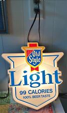 Vintage Old Style Light Lighted Beer Sign Heileman Brewing Co 1980 - TESTED picture