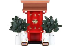 INARI RED Shrine Kamidana Inari Kitsune (Fox) pair  ~稲荷神棚~ picture