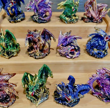 Dragon Miniature Colored Figurines , Resin 2