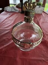 Vintage Empty Royale Deluxe Chambord Liqueur Decanter Bottle Crown 750 ml picture