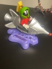 Vtg 1993 Looney Tunes Marvin the Martian Talking Pop-Up Alarm Clock Tested Works picture