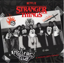 STRANGER THINGS 2024 WALL CALENDAR-FREE SHIPPING-BRAND NEW-16 MONTH picture