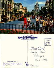 Main Street USA Walt Disney World Orlando FL castle chrome 1970s picture