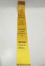 Vintage Bible Bookmark God Grant Me Serenity Courage Wisdom Praying Hands Ribbon picture