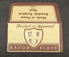 Vintage Razor Blade RX - RARE -  One Wrapped Blade picture